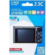 [아마존베스트]JJC LCP-SX730HS 2PCS Clear LCD Guard PET Film Screen Protector for Canon Powershot SX730 HS, Low Reflection/Anti-Smudge/High Transmission