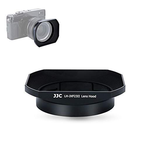  JJC 23mm & 56mm Lens Hood Shade for Fuji Fujifilm Fujinon Lens XF 23mm F1.4 R & XF 56mm F1.2 R & XF 56mm F1.2 R APD Replaces Fujifilm LH-XF23 Hood -Black