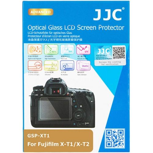  JJC GSP-XT1 Tempered Toughened Optical Glass Camera Screen Protector 9H Hardness Anti-Bubble Anti-scratch Anti-burst Anti-fingerprint Ultra-thin Super Light Transmittance For Fujif