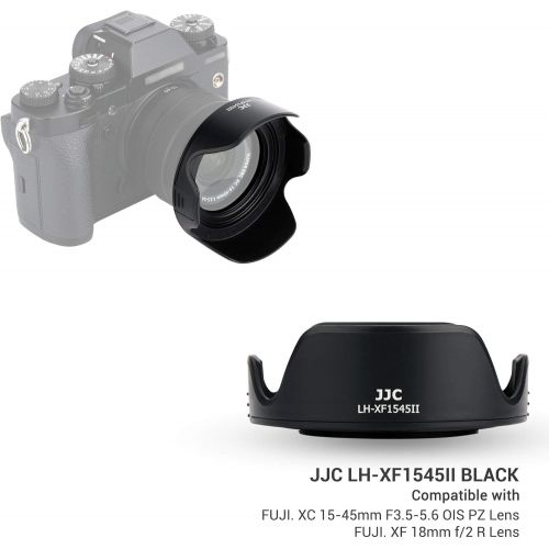  JJC Reversible Lens Hood Shade for Nikon NIKKOR Z 28mm f2.8 SE/Z 40mm f2, Fujifilm Fuji XC 15-45mm F3.5-5.6 OIS PZ/XF 18mm f2 R & Canon EF 40mm f2.8 STM Lens Compatible with 52mm Lens