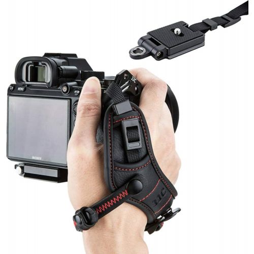  JJC Mirrorless Camera Hand Grip Wrist Strap for Fuji Fujifilm X-T30 X-T20 X-T10 X-S10 X-PRO2 X-T3 X-T2 Sony a6600 a6500 a6400 a6300 a6100 a6000 A7 II III A7R II III IV A7S II A7SIII A7