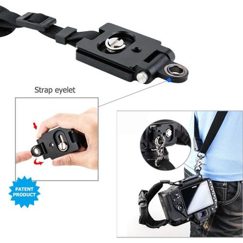  JJC Mirrorless Camera Hand Grip Wrist Strap for Fuji Fujifilm X-T30 X-T20 X-T10 X-S10 X-PRO2 X-T3 X-T2 Sony a6600 a6500 a6400 a6300 a6100 a6000 A7 II III A7R II III IV A7S II A7SIII A7