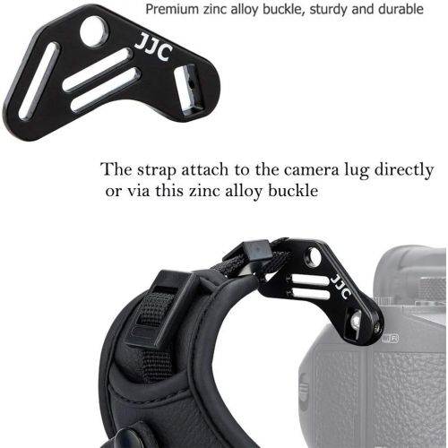  JJC Mirrorless Camera Hand Grip Wrist Strap for Fuji Fujifilm X-T30 X-T20 X-T10 X-S10 X-PRO2 X-T3 X-T2 Sony a6600 a6500 a6400 a6300 a6100 a6000 A7 II III A7R II III IV A7S II A7SIII A7