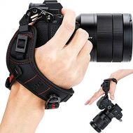 JJC Mirrorless Camera Wrist Hand Strap Grip for Fuji Fujifilm GFX 50S X-H1 X-Pro2 X-Pro1 X-T3 X-T2 X-T1 XT3 XT2 XT1 X-T30 X-T20 X-T10 XT30 XT20 XT10 X-E3 X-E2S X-E2 X-E1 X100F X100T X1