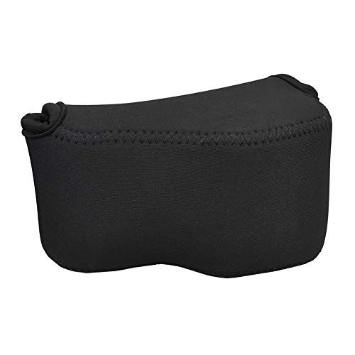  JJC Ultra Light Neoprene Black Camera Case for A6600/A6500/A6400/A6300/A6100/A6000 with 16-50mm lens, RX1RII, SX420IS, LX100II, fp, fp L and other camera with lens up to 4.7 x 2.9