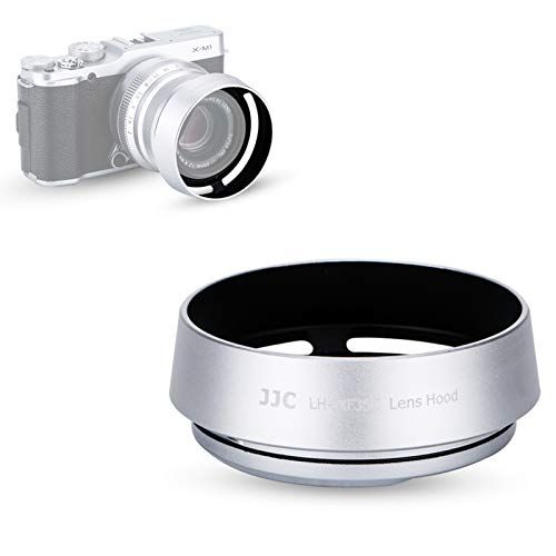  JJC Bayonet Metal Lens Hood for Fujifilm Fujinon XC 35mm F2 & XF 35mm F2 & XF 23mm F2 R WR Lens on Camera X-S10 X-E4 X-T4 X-Pro3 X-Pro2 X-T3 X-T2 X-T30 X-T20 X-E3 X-T200 X-A7 Replace F