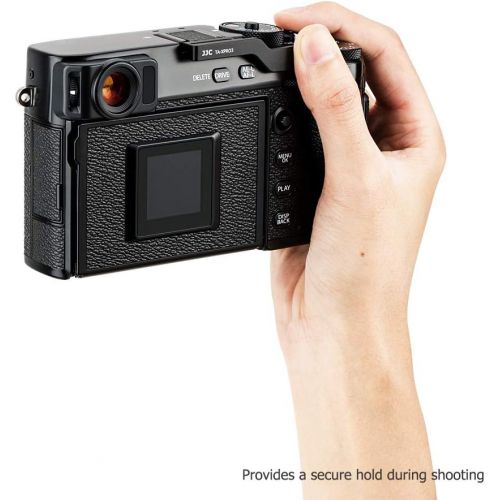  JJC Metal Thumbs Up Grip for Fuji Fujifilm X-PRO3 XPRO3 X-PRO2 XPRO2 with Hot Shoe Cover Protector Not Interfere with Controls of Camera