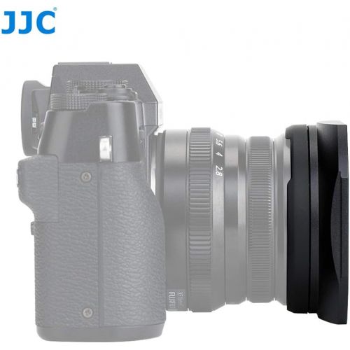  JJC Metal Bayonet Lens Hood for Fujinon XF16mmF2.8 R WR Lens, Fujinon XF 16mm F2.8 R WR Lens Hood, Fuji XF 16mm 2.8 Lens Hood, Compatible with FUJIFILM XF 16mm f/2.8 R WR Lens, Sli