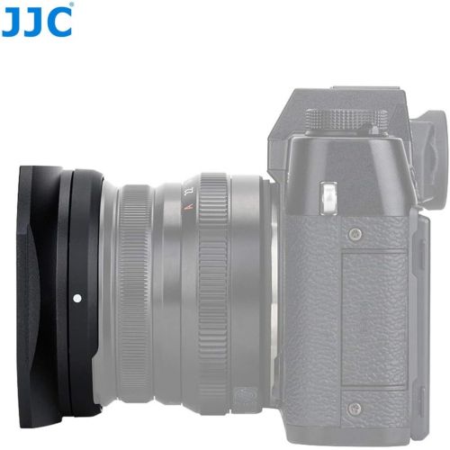  JJC Metal Bayonet Lens Hood for Fujinon XF16mmF2.8 R WR Lens, Fujinon XF 16mm F2.8 R WR Lens Hood, Fuji XF 16mm 2.8 Lens Hood, Compatible with FUJIFILM XF 16mm f/2.8 R WR Lens, Sli