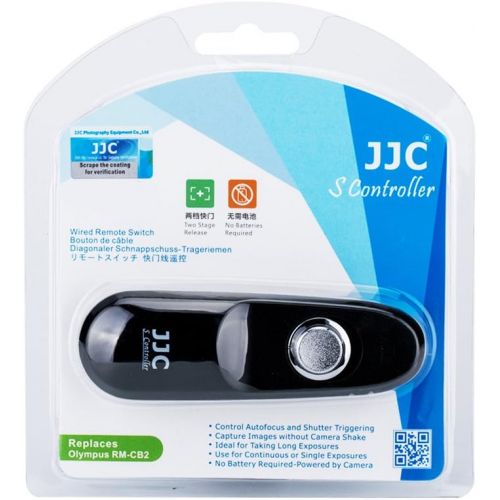  JJC Wired Remote Shutter Cord Replaces Fuji Fujifilm RR-90, Shutter Release Controller Cable for Fujifilm X-T20 X-T10 X-T2 X-T1 X-Pro2 X-A10 X100F X100T X-E3 X-A3 X-A2