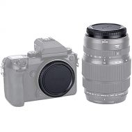 JJC Camera Body Cap & Rear Lens Cap Cover Protector Caps for Fuji G Mount Camera GFX 100S 100 50R 50S II & for Fujinon GF Lens GF 23mm 30mm 45mm 50mm 63mm 80mm 110mm 120mm 32-64mm