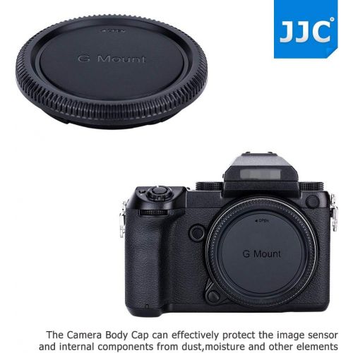  JJC Camera Body Cap & Rear Lens Cap Cover Protector Caps for Fuji G Mount Camera GFX 100S 100 50R 50S II & for Fujinon GF Lens GF 23mm 30mm 45mm 50mm 63mm 80mm 110mm 120mm 32-64mm