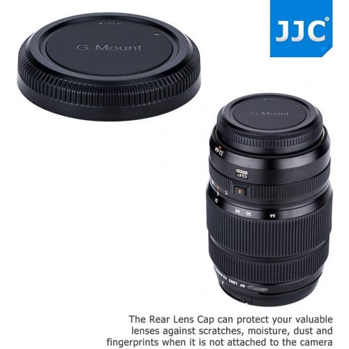  JJC Camera Body Cap & Rear Lens Cap Cover Protector Caps for Fuji G Mount Camera GFX 100S 100 50R 50S II & for Fujinon GF Lens GF 23mm 30mm 45mm 50mm 63mm 80mm 110mm 120mm 32-64mm