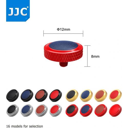  JJC Compatible Soft Shutter Release Button Cap for Fuji Fujifilm X-T30 II XT30 X-T3 XT3 X100F X-Pro2 X-Pro1 X-T2 X-E3 X-E2S X-T20 X-T10 X100T X100S for Sony RX10 IV III II,RX1RII,R