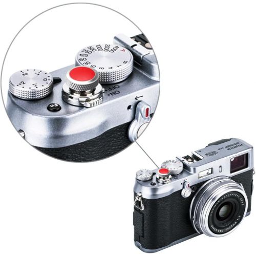  Camera Soft Release Button JJC Shutter Button for Fuji Fujifilm X-E4 X-T4 X-T3 X-T2 X-T30 X-T20 X-T10 X-PRO3 X-PRO2 X-PRO1 X100V X100F X100T X100S X-E3 for Sony RX10 IV III RX1RII