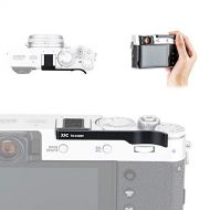 JJC Metal Thumbs Up Grip for Fuji Fujifilm X100V X100F & X-E3 with Hot Shoe Cover Protector Not Interfere with Controls of Camera -Black