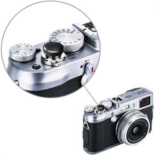  Camera Soft Release Button JJC Shutter Button for Fuji Fujifilm X-E4 X-T4 X-T3 X-T2 X-T30 X-T20 X-T10 X-PRO3 X-PRO2 X-PRO1 X100V X100F X100T X100S X-E3 for Sony RX10 IV III RX1RII