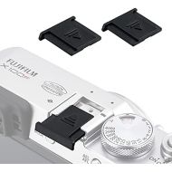 JJC 2 PCS Camera Hot Shoe Cover Cap Protector for Fujifilm Fuji X-E4 X-E3 X-S10 X-T4 X-T3 X-T30 II X-T30 X-T20 X-PRO3 X-PRO2 X100V X100S X-T200 X-T100 X-A10 X-A5 X-H1 GFX100 GFX50S