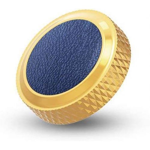  JJC New Desgin Gold Blue Deluxe Camera Soft Release Button with Microfiber Leather on Surface for Fuji Fujifilm X-T20 X-T10 X-T2 X-PRO1 X100 X100S X100T X30 X20 Sony RX1R RX10 II I