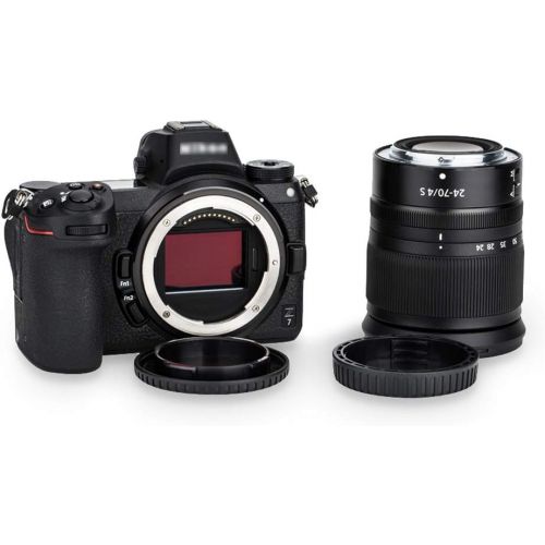  JJC Rear Lens Cap & Body Cap Cover for Nikon Z Mount Camera Z fc Z9 Z50 Z5 Z6 Z6 II Z7 Z7 II Replace LF-N1 Lens Cap & BF-N1 Body Cap -3 Packs