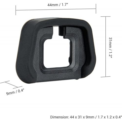  JJC Camera Eyecup Eyepiece Fits for Nikon Z7II Z7 Z6II Z6 Z5 Viewfinder Replaces Nikon DK-29 Eye Cup with Soft Silicone Extended Design-2 Pack