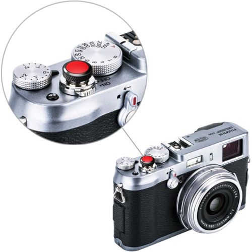  Camera Soft Release Button JJC Shutter Button for Fuji Fujifilm X-E4 X-T4 X-T3 X-T2 X-T30 X-T20 X-T10 X-PRO3 X-PRO2 X-PRO1 X100V X100F X100T X100S X-E3 for Sony RX10 IV III RX1RII
