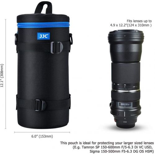  JJC Deluxe Lens Case Lens Pouch for Tamron SP 150-600mm f/5-6.3 Di VC USD G2,Sigma 150-500mm f/5-6.3 DG OS HSM,Sigma 150-600mm f/5-6.3 DG OS HSM C,JBL Xtreme Portable Bluetooth Spe