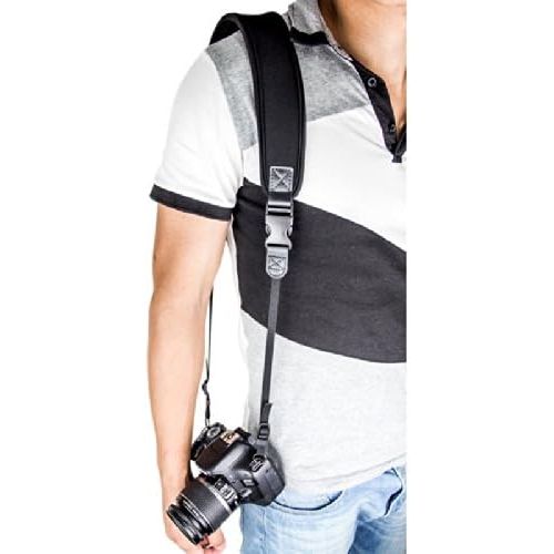  JJC DSLR Camera Neck Strap, Soft Neoprene Shoulder Belt for Canon EOS R5 R6 5D Mark IV 6D Mark II SL3 SL2 T8i T7 T7i 90D 80D Nikon D6 D5 DF D850 D810 D780 D7500 D5600 D3500 Sony A1 A99