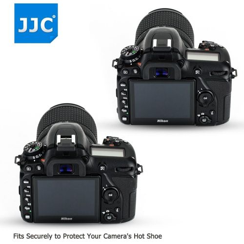  JJC 4PCS Camera Hot Shoe Cover Protector Cap for Nikon Z9 Z50 Z5 Z6 Z7 II D850 D810 D800 D780 D750 D600 D500 D7500 D7200 D5600 D5500 D3500 D3400 Df D90 D80 Coolpix P1000 P950 OM System