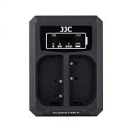 JJC DMW-BLF19 Battery Charger USB Dual Slot for Panasonic GH5S GH5 GH4 GH3 Mirrorless Camera