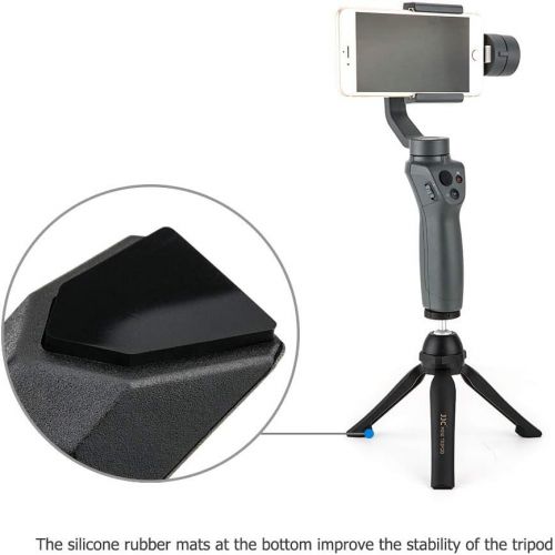  JJC Vlog Camera Mini Tabletop Tripod Stand Handheld Tripod for Sony ZV-1 RX100 VII ZV-E10 A6000 A6100 A6300 A6400 A7C Canon G7X Mark III II EOS M50 M6 Mark II R R5 R6 RP Nikon Z50