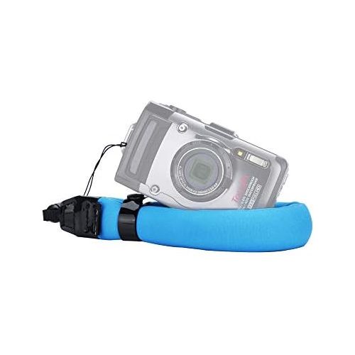  JJC Waterproof Camera Float Strap Cell Phone Float Strap Compatible with Olympus TG-6 TG-5 TG-4 Nikon W300 W100 Canon D30 Fuji XP140 XP130 XP90 XP80 & Smartphone Cell Phone Inside