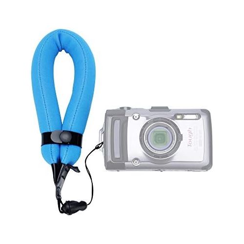  JJC Waterproof Camera Float Strap Cell Phone Float Strap Compatible with Olympus TG-6 TG-5 TG-4 Nikon W300 W100 Canon D30 Fuji XP140 XP130 XP90 XP80 & Smartphone Cell Phone Inside