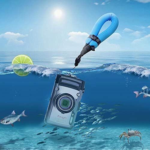  JJC Waterproof Camera Float Strap Cell Phone Float Strap Compatible with Olympus TG-6 TG-5 TG-4 Nikon W300 W100 Canon D30 Fuji XP140 XP130 XP90 XP80 & Smartphone Cell Phone Inside