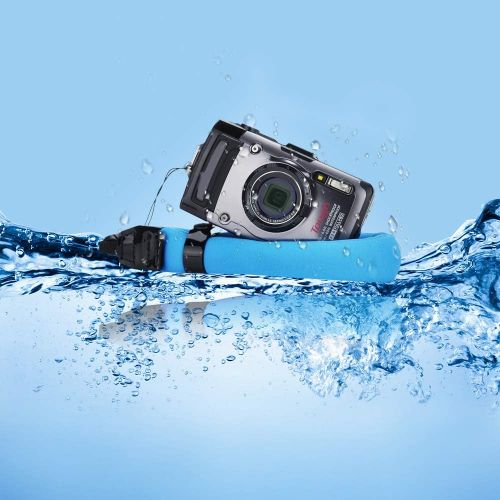  JJC Waterproof Camera Float Strap Cell Phone Float Strap Compatible with Olympus TG-6 TG-5 TG-4 Nikon W300 W100 Canon D30 Fuji XP140 XP130 XP90 XP80 & Smartphone Cell Phone Inside