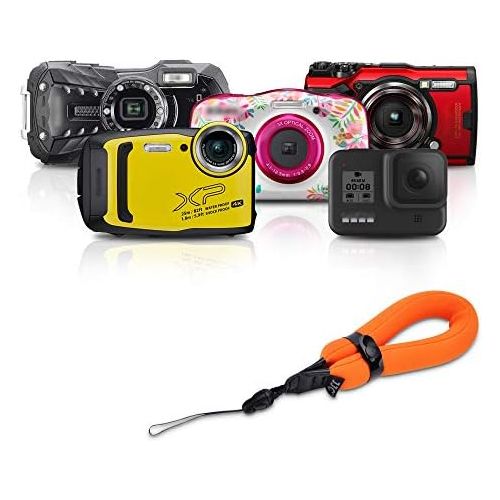  JJC Camera Floating Wrist Strap for Olympus TG-6 TG-5 Nikon W300 W150 Gopro Hero 9 8