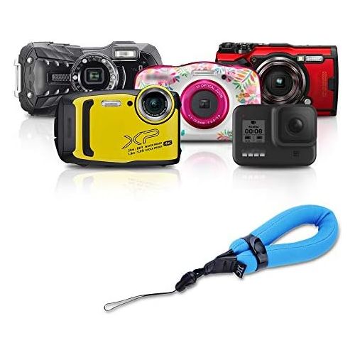  JJC Camera Floating Wrist Strap for Olympus TG-6 TG-5 Nikon W300 W150 Gopro Hero 9 8