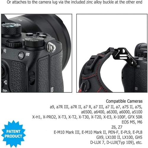  [아마존베스트]JJC Mirrorless Camera Wrist Hand Strap Grip for Canon EOS R5 R6 R RP M5 M6 M50 Mark II M200 M100 Rebel T8i T6s T6i T7 T6 T5 T5i SL3 SL2 for Nikon Z5 Z6II Z7II Z6 Z7 Z50 D5600 D5500 D53