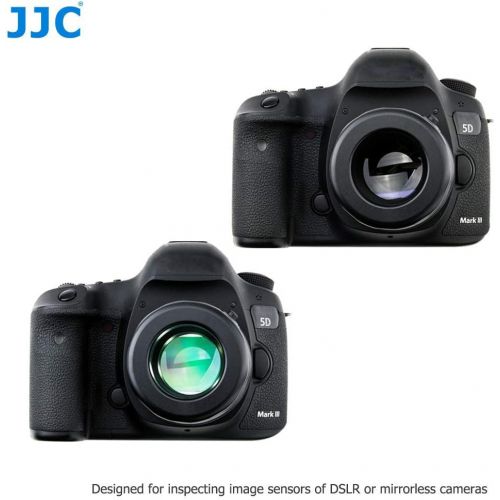  [아마존베스트]JJC Universal Magnifying Glass Cleaning with 7X Magnification and LED Lighting for DSLR / Mirrorless Camera Sensor