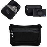 JJC Compact Camera Case Travel Pouch Sleeve for Canon G7X G9X G5X SX740 SX730 SX620 Sony ZV-1 ZV1 RX100 VII VI VA IV III II Olympus TG-6 TG-5 TG-4 Fuji XP140 XP130 XP90 XP80 Ricoh