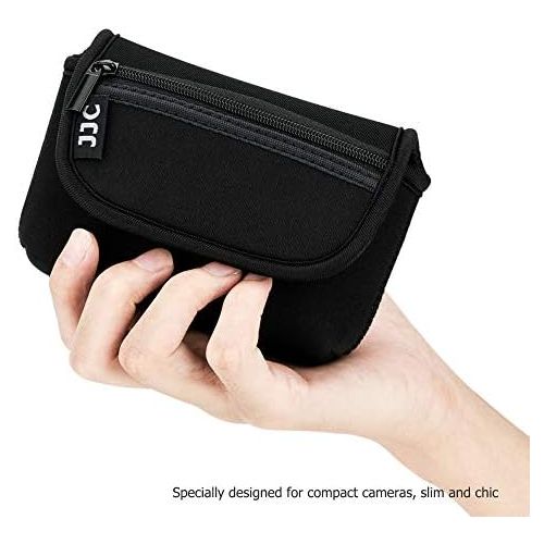  JJC Compact Camera Case Travel Pouch Sleeve for Canon G7X G9X G5X SX740 SX730 SX620 Sony ZV-1 ZV1 RX100 VII VI VA IV III II Olympus TG-6 TG-5 TG-4 Fuji XP140 XP130 XP90 XP80 Ricoh