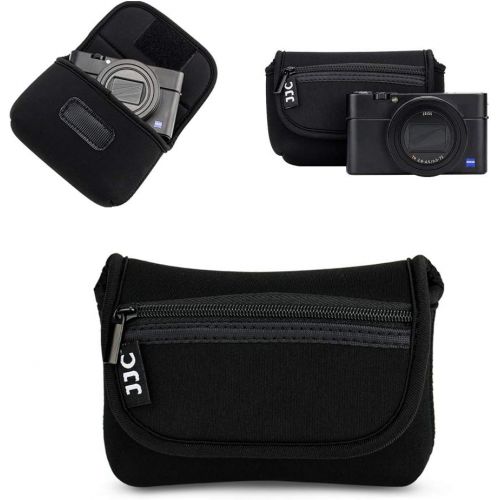  JJC Compact Camera Case Travel Pouch Sleeve for Canon G7X G9X G5X SX740 SX730 SX620 Sony ZV-1 ZV1 RX100 VII VI VA IV III II Olympus TG-6 TG-5 TG-4 Fuji XP140 XP130 XP90 XP80 Ricoh