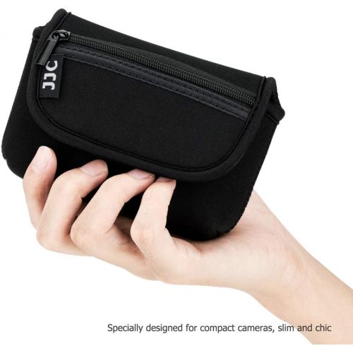  JJC Compact Camera Case Travel Pouch Sleeve for Canon G7X G9X G5X SX740 SX730 SX620 Sony ZV-1 ZV1 RX100 VII VI VA IV III II Olympus TG-6 TG-5 TG-4 Fuji XP140 XP130 XP90 XP80 Ricoh