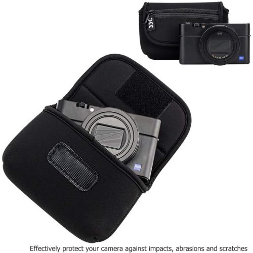  JJC Compact Camera Case Travel Pouch Sleeve for Canon G7X G9X G5X SX740 SX730 SX620 Sony ZV-1 ZV1 RX100 VII VI VA IV III II Olympus TG-6 TG-5 TG-4 Fuji XP140 XP130 XP90 XP80 Ricoh