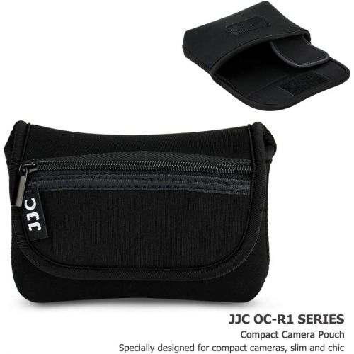  JJC Compact Camera Case Travel Pouch Sleeve for Canon G7X G9X G5X SX740 SX730 SX620 Sony ZV-1 ZV1 RX100 VII VI VA IV III II Olympus TG-6 TG-5 TG-4 Fuji XP140 XP130 XP90 XP80 Ricoh