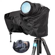 JJC Professional DSLR Camera Lens Rain Cover Raincoat Gear Dust Proof Sleeve Protector for Nikon D780 D750 D610 D600 D7500 D7200 D7100 D7000 D5600 D5500 D5300 D5200 D5100 D3500 D34