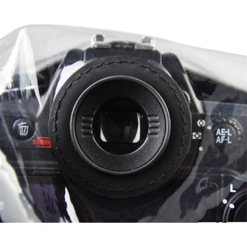  JJC Professional DSLR Camera Lens Rain Cover Raincoat Gear Dust Proof Sleeve Protector for Nikon D780 D750 D610 D600 D7500 D7200 D7100 D7000 D5600 D5500 D5300 D5200 D5100 D3500 D34