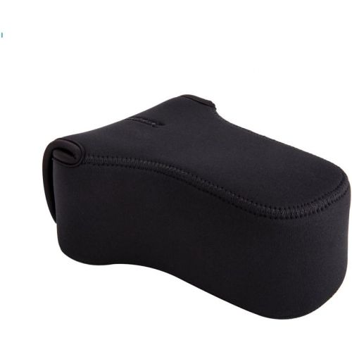  JJC Neoprene Camera Case Protective Sleeve Pouch for Canon EOS M50 M5 M6 Mark II + EF-M 55-200mm/EF-M 18-150mm Lens for Fuji Fujifilm X-T30 X-T20 X-T10 X-E3 + XF 55-200mm/XC 50-230