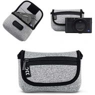 JJC Compact Camera Case Travel Pouch Sleeve for Sony ZV-1 ZV1 RX100 VII VI VA IV III II W800 W830 WX350 Canon G7X G5X G9X SX740 Olympus TG-6 TG-5 TG-4 Fujifilm XP130 XP140 XP90 Ric