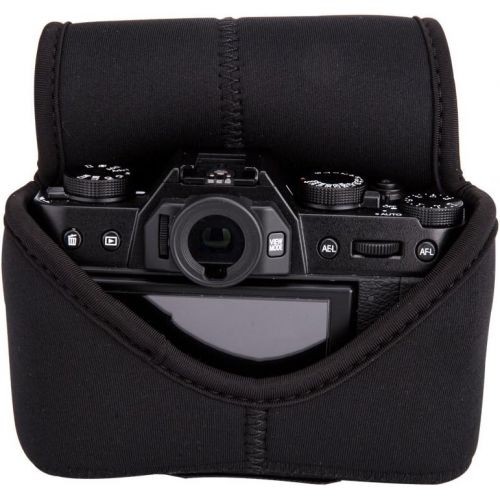  JJC Neoprene Camera Case Protective Sleeve Pouch for Fuji Fujifilm X-T30 X-T20 X-T10 + XF 18-55mm f2.8-4/XF 16mm f1.4 Lens for Canon EOS M50 M6 Mark II M5 + EF-M 15-45mm/EF-M 18-55